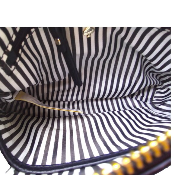 Kate Spade NWT Jackson Street Mini Cayli Ginger Tea & Black Leather $158 - Picture 7 of 13